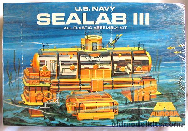 Aurora US Navy Sealab III, 721-400 plastic model kit